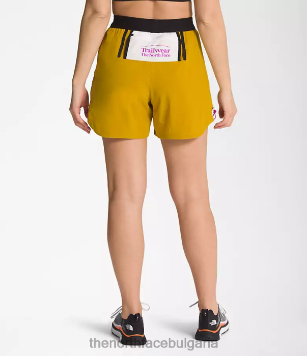 облекло The North Face шорти okt trailwear стрела жълта/бяла гардения Жени 40DF0626