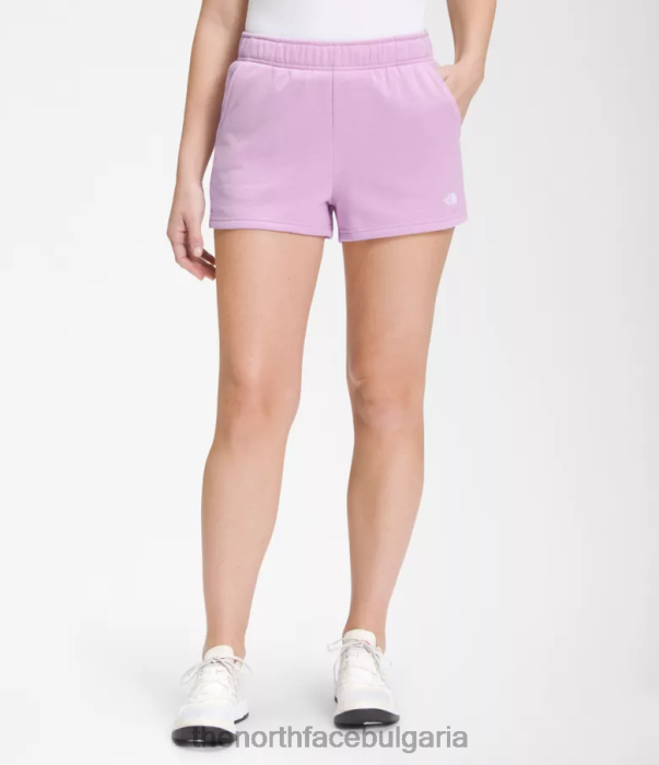 облекло The North Face къси панталони от полар лупина/tnf бяла Жени 40DF01288