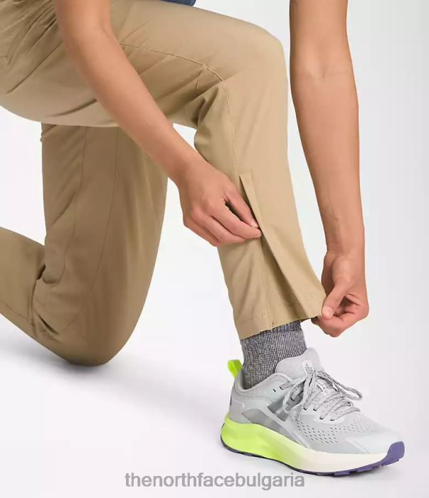 облекло The North Face професионални панталони bridgeway камък каки Жени 40DF0167