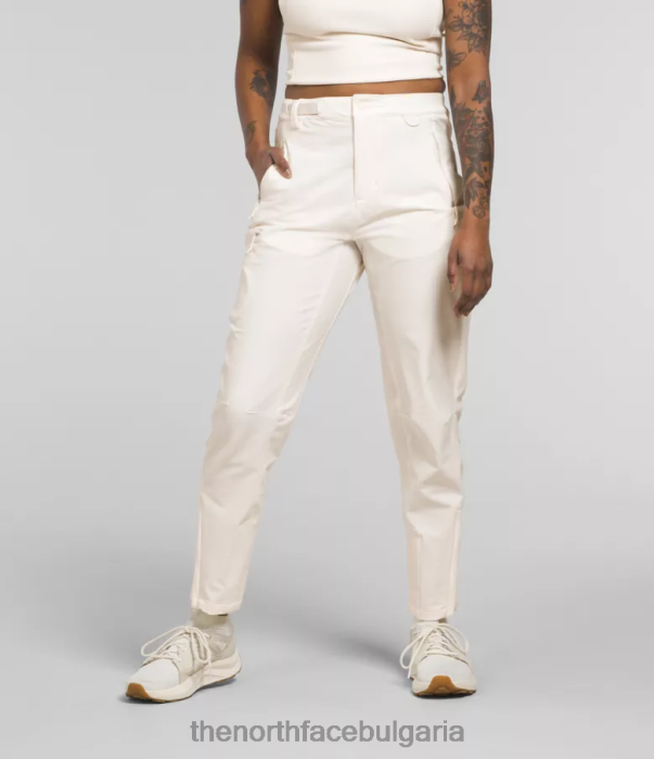 облекло The North Face професионални панталони bridgeway гардения бяла Жени 40DF0168