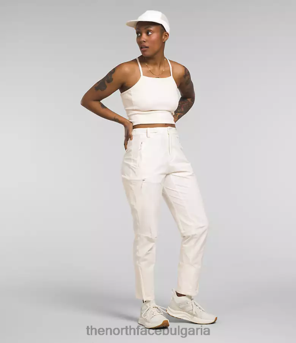 облекло The North Face професионални панталони bridgeway гардения бяла Жени 40DF0168