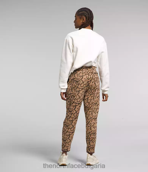 облекло The North Face алпийски панталон polartec 100 графичен печат с бадемово масло Жени 40DF0844