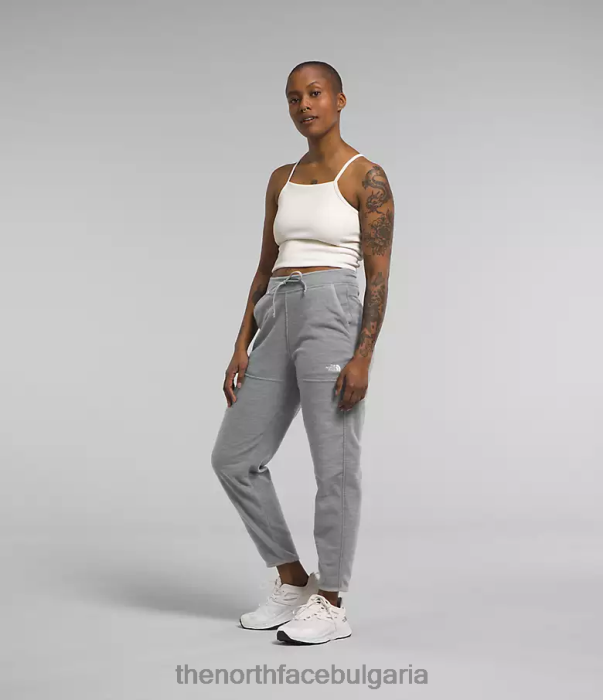 облекло The North Face алпийски панталон polartec 100 tnf средно сив пирен Жени 40DF0848