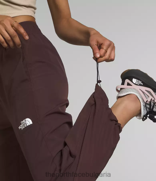 облекло The North Face tnf найлонови лесни панталони въгленокафяво Жени 40DF01099