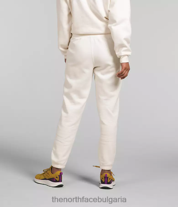 облекло The North Face спортни панталони от полар с половин купол гардения бяла/tnf черна Жени 40DF0980