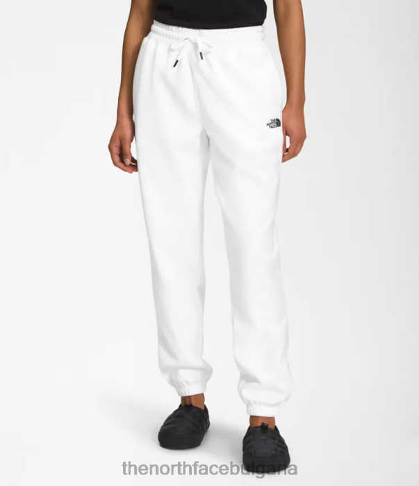 облекло The North Face спортни панталони от полар с половин купол tnf бяло/tnf черно Жени 40DF0978