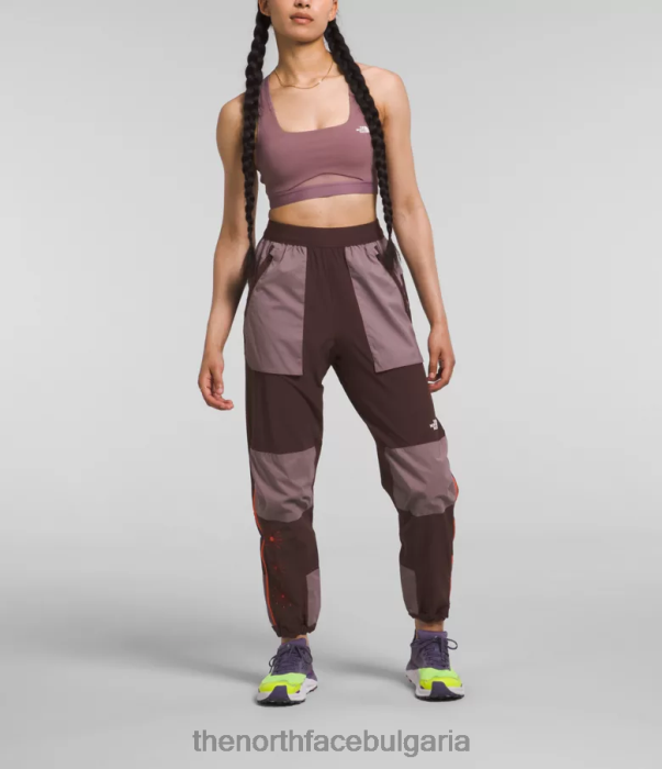 облекло The North Face trailwear okt флаш джогинг въглищно кафяво/кафяво сиво Жени 40DF0853