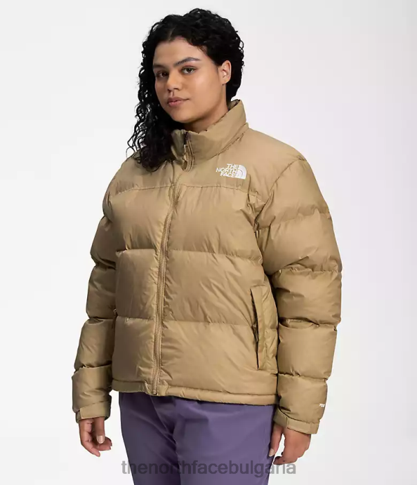 облекло The North Face плюс яке от 1996 ретро nuptse камък каки Жени 40DF0800