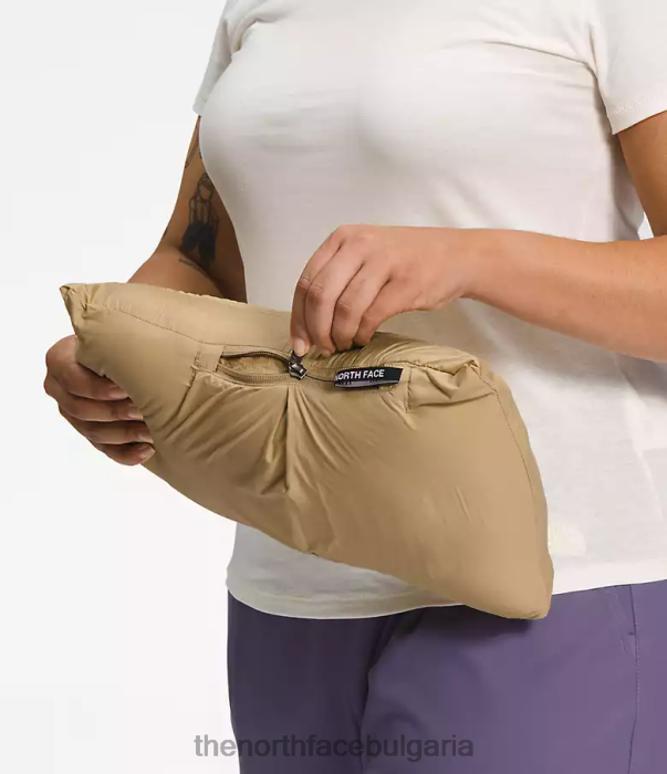 облекло The North Face плюс яке от 1996 ретро nuptse камък каки Жени 40DF0800