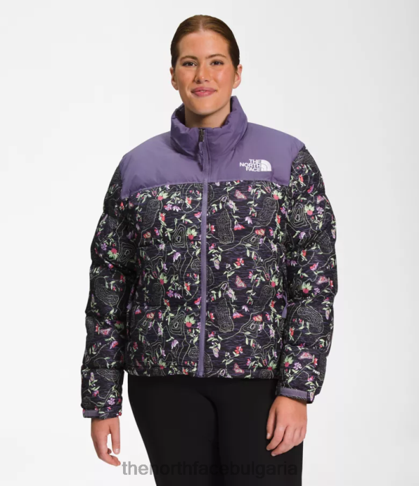 облекло The North Face плюс яке от 1996 ретро nuptse tnf черен iwd печат Жени 40DF0801