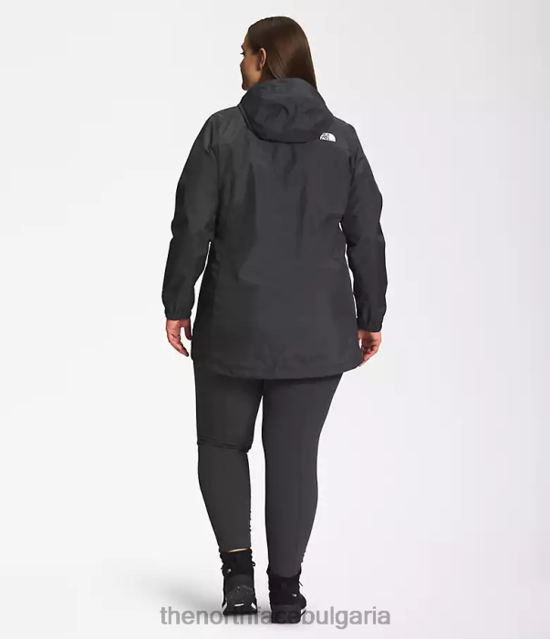облекло The North Face плюс антора парка асфалтово сиво Жени 40DF0436