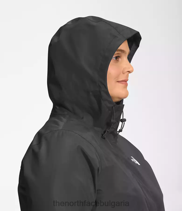 облекло The North Face плюс антора парка асфалтово сиво Жени 40DF0436