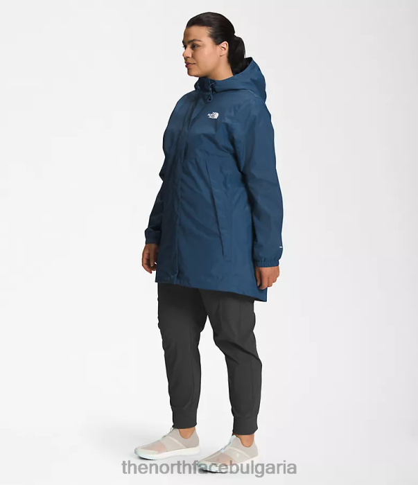 облекло The North Face плюс антора парка сенчесто синьо Жени 40DF0438