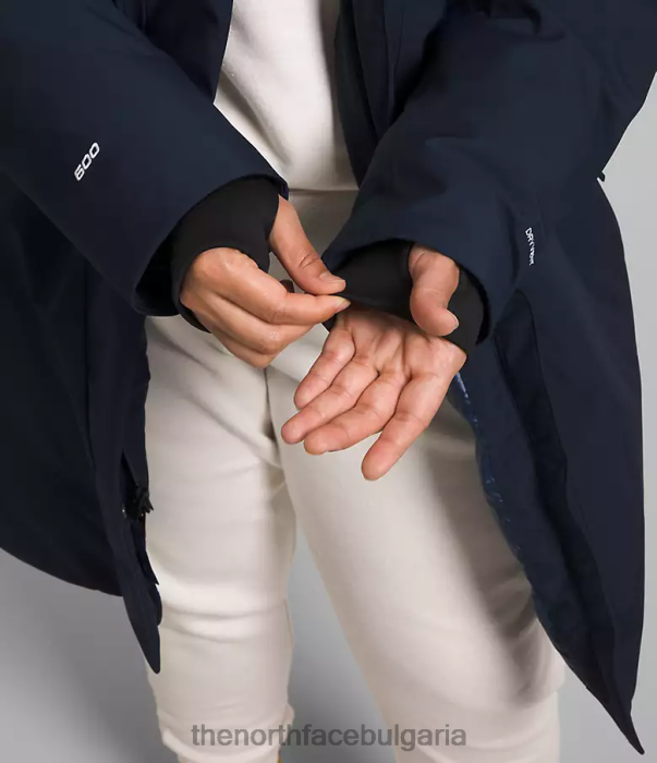облекло The North Face плюс арктическа парка среща на върха флот Жени 40DF0966