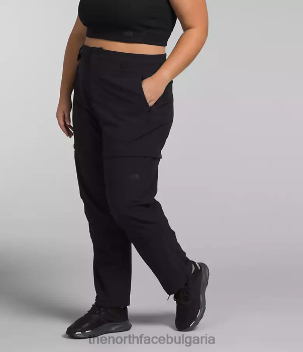 облекло The North Face плюс bridgeway панталони с цип tnf черно Жени 40DF059