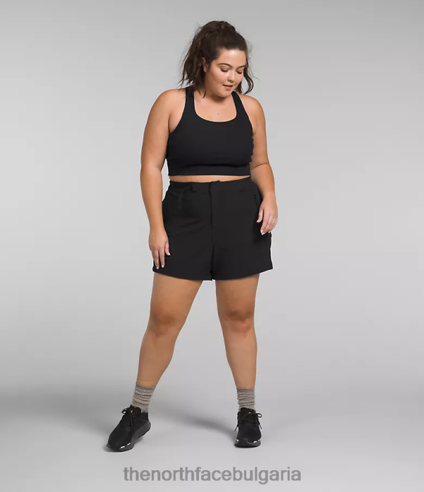 облекло The North Face плюс bridgeway панталони с цип tnf черно Жени 40DF059