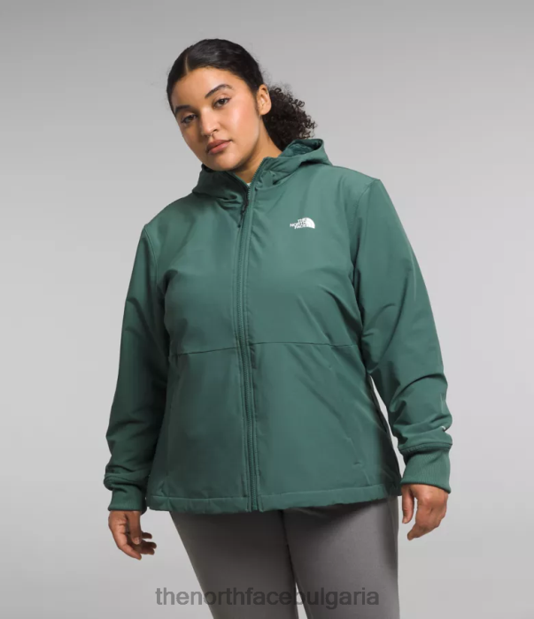 облекло The North Face плюс качулка shelbe raschel тъмен мъдрец Жени 40DF0245