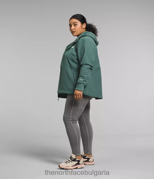 облекло The North Face плюс качулка shelbe raschel тъмен мъдрец Жени 40DF0245