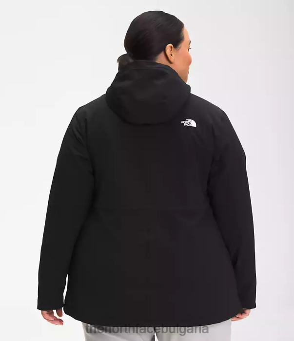 облекло The North Face плюс качулка shelbe raschel tnf черно Жени 40DF01176