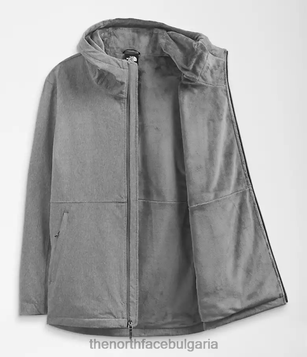облекло The North Face плюс качулка shelbe raschel tnf средно сив пирен Жени 40DF01177