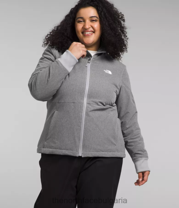 облекло The North Face плюс качулка shelbe raschel tnf средно сив пирен Жени 40DF0247