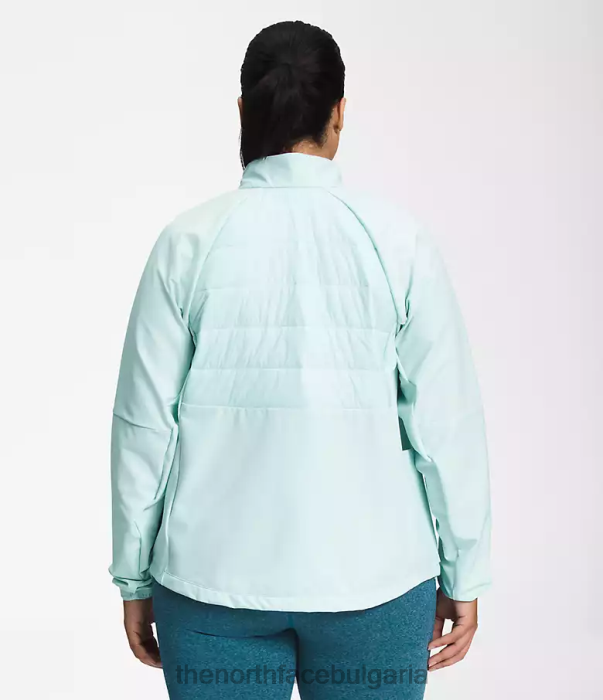 облекло The North Face плюс хибридно яке shelter cove оберлихт синьо Жени 40DF01146