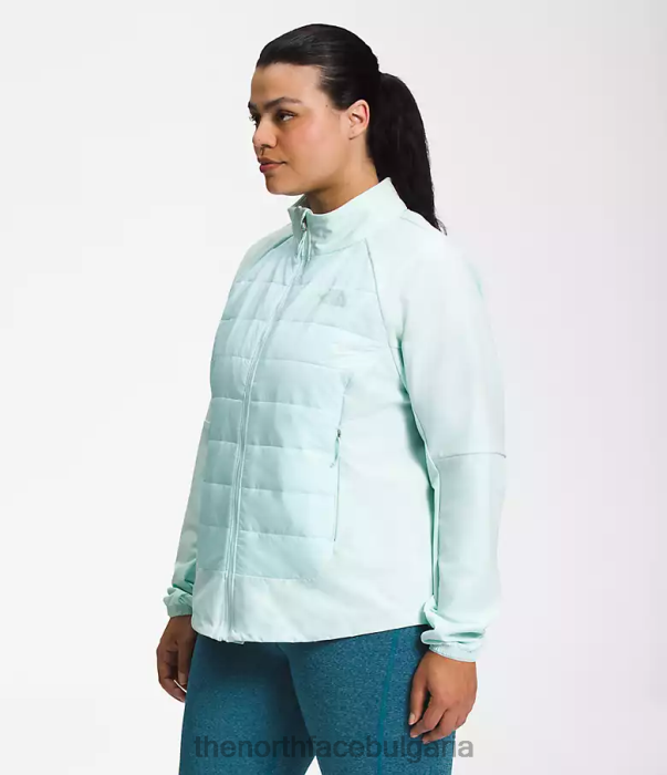 облекло The North Face плюс хибридно яке shelter cove оберлихт синьо Жени 40DF01146