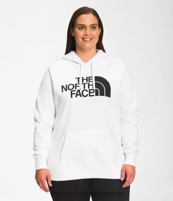 облекло The North Face плюс суичър с половин куполен пуловер tnf бяло/tnf черно Жени 40DF057