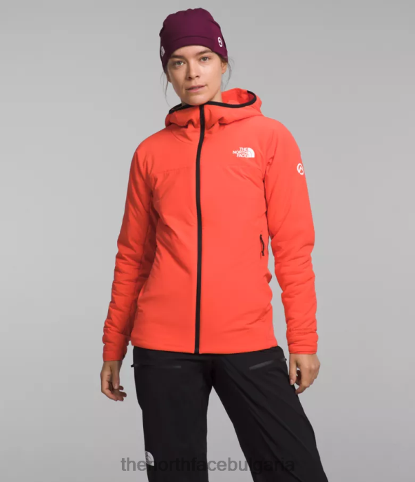 облекло The North Face хибридна качулка casaval от серията summit сияйно оранжево Жени 40DF0322