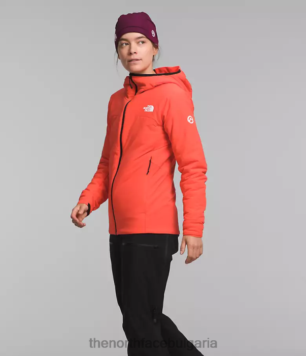 облекло The North Face хибридна качулка casaval от серията summit сияйно оранжево Жени 40DF0322