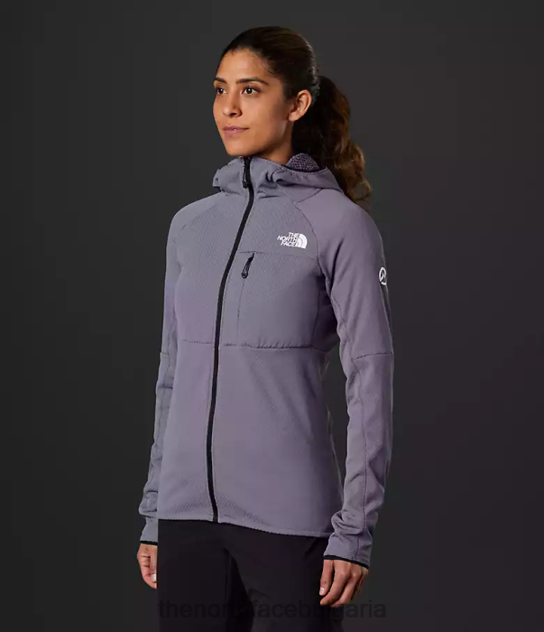 облекло The North Face суитър от серия futurefleece с цял цип лунен шисти Жени 40DF0738