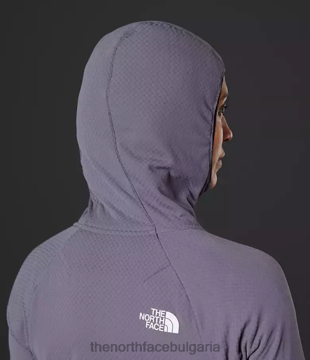 облекло The North Face суитър от серия futurefleece с цял цип лунен шисти Жени 40DF0738