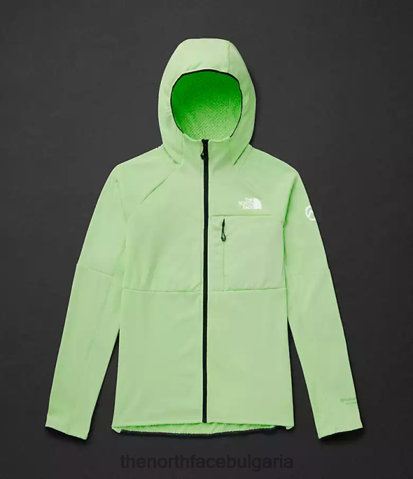 облекло The North Face суитър от серия futurefleece с цял цип зелена патина Жени 40DF0739