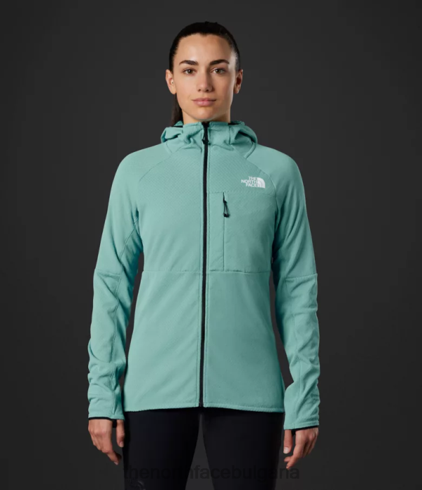 облекло The North Face суитър от серия futurefleece с цял цип рифови води Жени 40DF0740