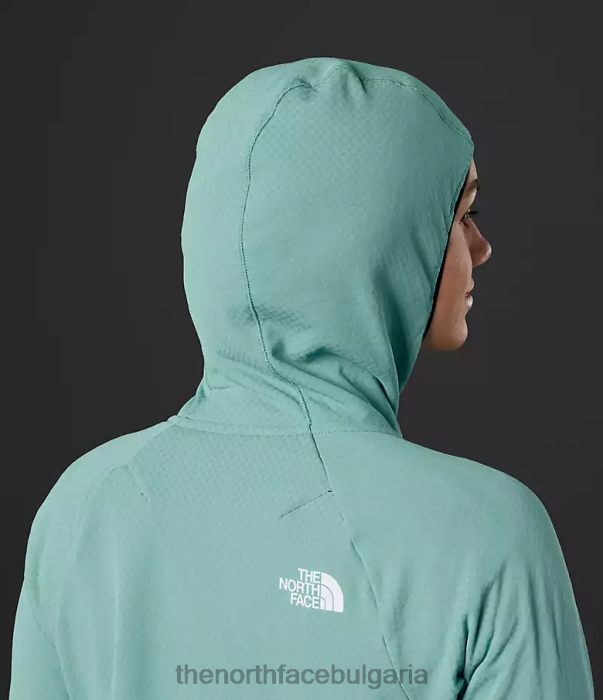 облекло The North Face суитър от серия futurefleece с цял цип рифови води Жени 40DF0740