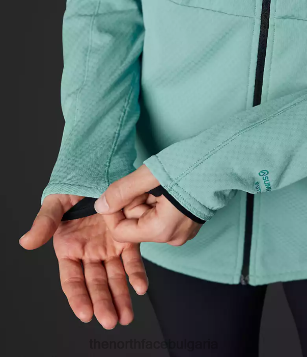 облекло The North Face суитър от серия futurefleece с цял цип рифови води Жени 40DF0740