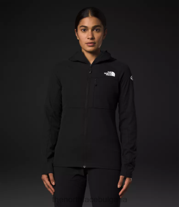 облекло The North Face суитър от серия futurefleece с цял цип tnf черно Жени 40DF0737