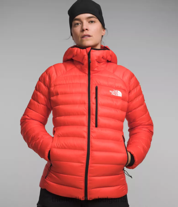 облекло The North Face summit series breithorn hoodie сияйно оранжево Жени 40DF0669