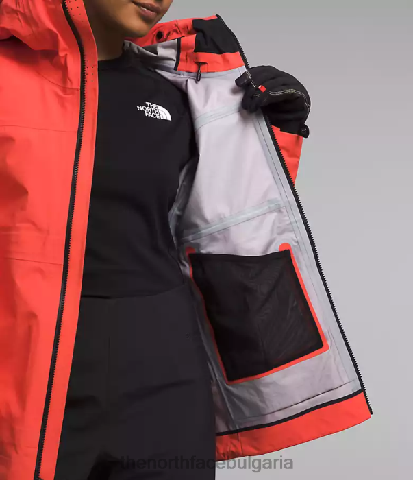 облекло The North Face summit series chamlang futurelight яке сияйно оранжево Жени 40DF01173
