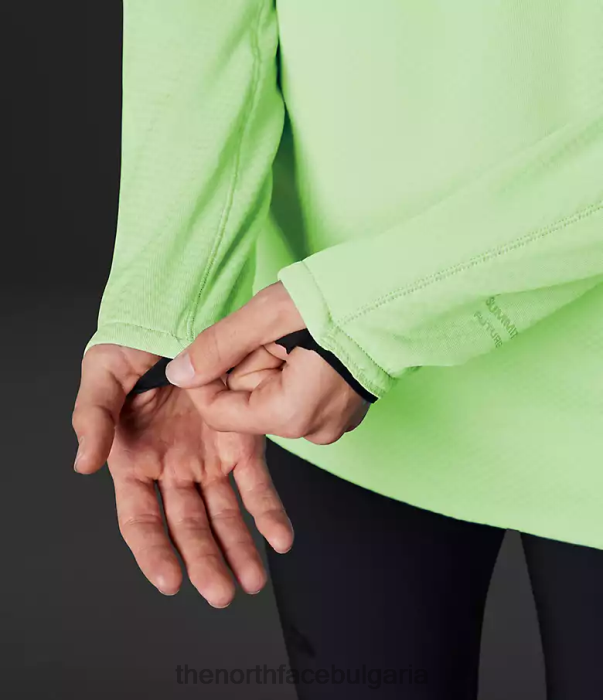 облекло The North Face summit series futurefleece crew зелена патина Жени 40DF0162