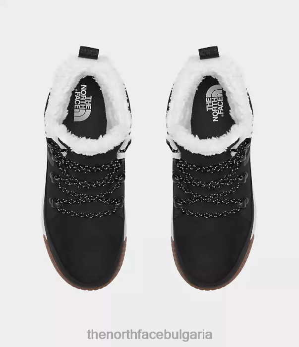 обувки The North Face водоустойчиви ботуши със средна дантела sierra tnf черно/гардения бяла Жени 40DF01100