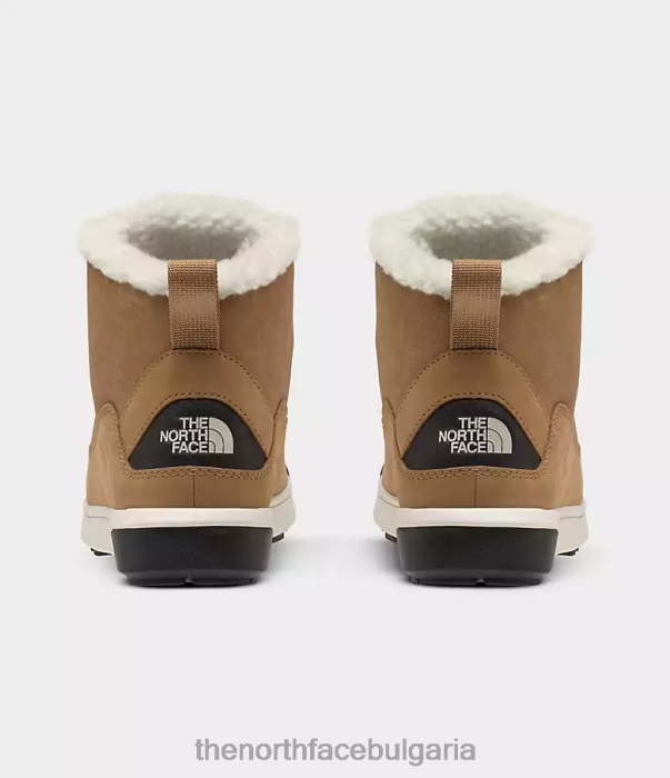 обувки The North Face водоустойчиви ботуши със средна дантела sierra бадемово масло/tnf черен Жени 40DF01101