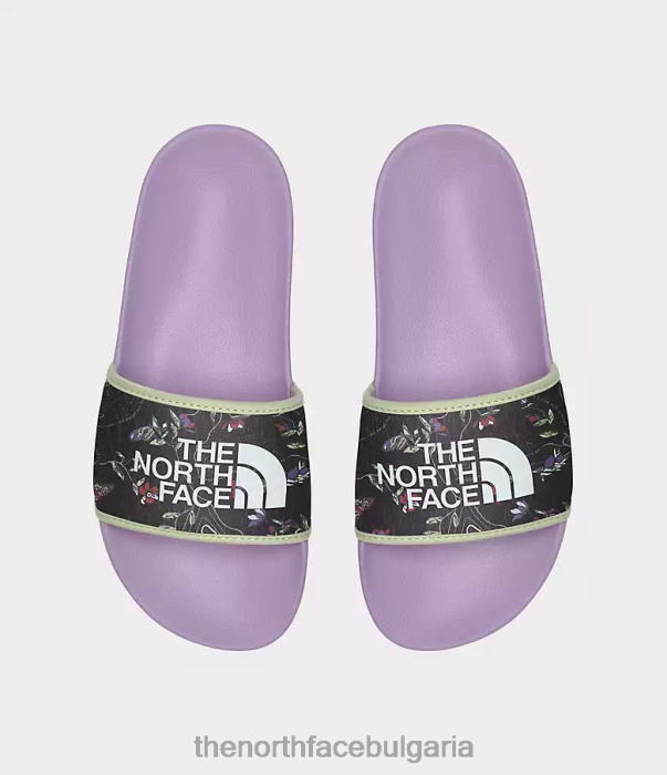 обувки The North Face слайдове от базовия лагер iii lupin/tnf черен печат Жени 40DF0575