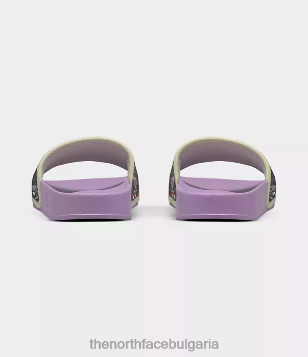 обувки The North Face слайдове от базовия лагер iii lupin/tnf черен печат Жени 40DF0575