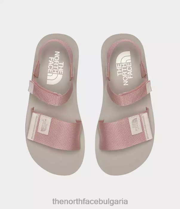обувки The North Face сандали skeena розов мъх/бяла гардения Жени 40DF0257