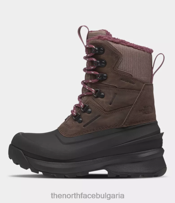 обувки The North Face водоустойчиви ботуши chilkat v 400 дълбоко кафяво/tnf черно Жени 40DF0947