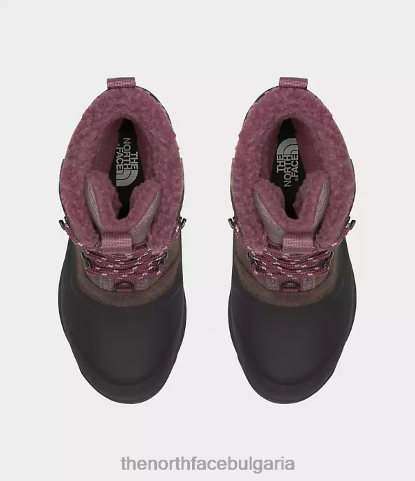 обувки The North Face водоустойчиви ботуши chilkat v 400 дълбоко кафяво/tnf черно Жени 40DF0947