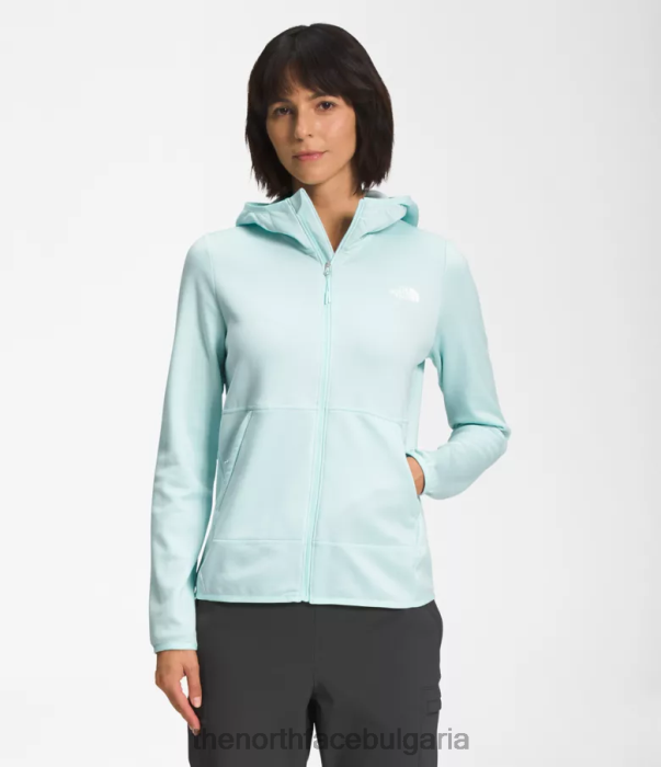 облекло The North Face качулка Canyonlands оберлихт син бял пирен Жени 40DF0745