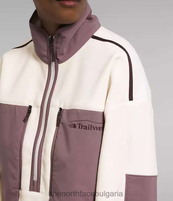 облекло The North Face облекло за пътешествия fantasy ridge flash -zip гардения бяла/кафяво сива Жени 40DF054