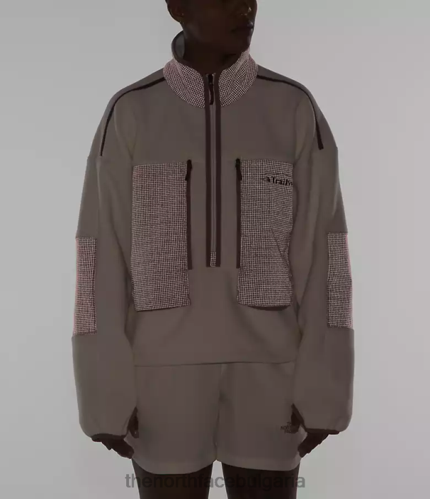 облекло The North Face облекло за пътешествия fantasy ridge flash -zip гардения бяла/кафяво сива Жени 40DF054